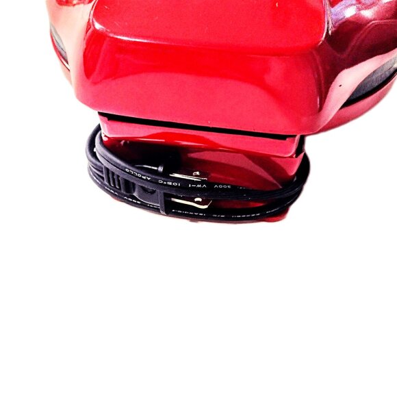 Cookie / Pancake Maker ~ Red-Non-Stick Electric Baker by SENSIO ~ Unused w/o Box - Picture 7 of 12